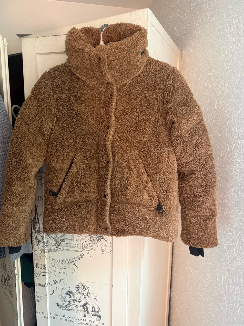 Excellent Preowned SAM NY Teddy Sherpa Down Jacket